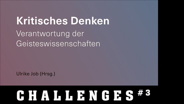 Kritisches Denken Neue Geisteswissenschaftliche Publikation Erschienen Universitat Hamburg